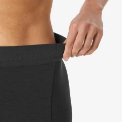 Pantalón Interior De Montaña Y Trekking Lana Merino Mujer Forclaz Trek500 Negro -Equipo Deportivo pantalon interior de montaa y trekking lana merino mujer forclaz trek500 negro 3