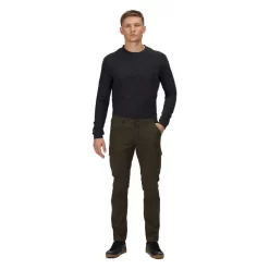 Regatta Pantalón Multibolsillos Bryer II Para Hombre Caqui Oscuro -Equipo Deportivo pantalon multibolsillos bryer ii para hombre caqui oscuro 3