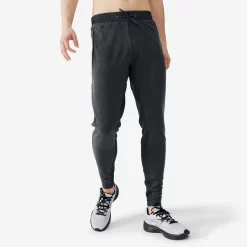 Pantalón Running Hombre Kalenji Warm+ Gris