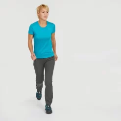 Pantalones De Montaña Y Trekking Mujer Quechua MH100 -Equipo Deportivo pantalones de montaa y trekking mujer quechua mh100 2