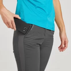 Pantalones De Montaña Y Trekking Mujer Quechua MH100 -Equipo Deportivo pantalones de montaa y trekking mujer quechua mh100 4