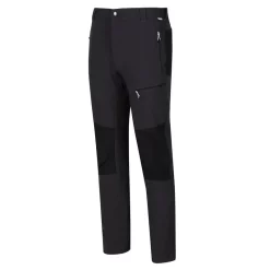 Regatta Pantalones Questra III Para Hombre Ceniza, Negro -Equipo Deportivo pantalones questra iii para hombre ceniza negro 3