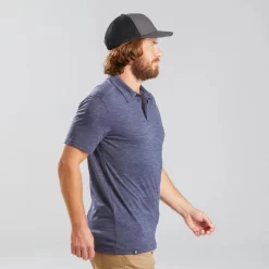 Polo Manga Corta Montaña Y Trekking Viaje Forclaz 500 Hombre Lana Merina Azul 7 Polo Manga Corta Montaña Y Trekking Viaje Forclaz 500 Hombre Lana Merina Azul -Equipo Deportivo polo manga corta montaa y trekking viaje forclaz 500 hombre lana merina azul 2