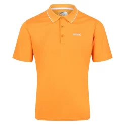 Regatta Polo Maverick V Activo Para Hombre Denim Oscuro 9 Regatta Polo Maverick V Activo Para Hombre Denim Oscuro -Equipo Deportivo polo maverick v activo para hombre naranja llama