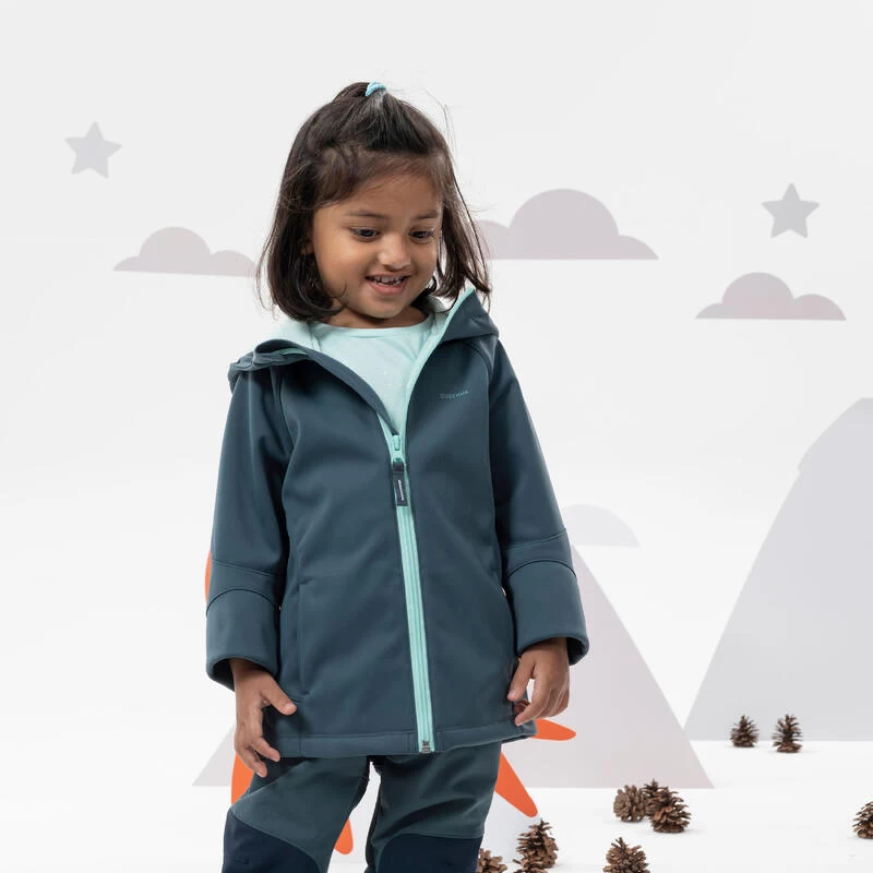 Softshell Montaña Y Trekking Niños 2-6 Años Quechua MH550 Rosa 6 Softshell Montaña Y Trekking Niños 2-6 Años Quechua MH550 Rosa - Imagen 6