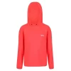 Regatta Sudadera Polar Eugina Con Capucha Para Niños Niñas Coral Fuego