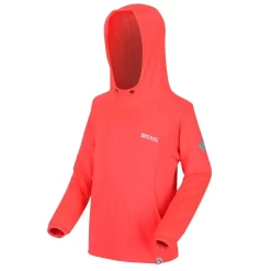 Regatta Sudadera Polar Eugina Con Capucha Para Niños Niñas Coral Fuego -Equipo Deportivo sudadera polar eugina con capucha para nios nias coral fuego 2