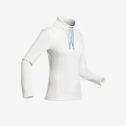 Quechua Sudadera Polar Montaña Y Nieve Mujer SH100 Warm Warm Blanco -Equipo Deportivo sudadera polar montaa y nieve mujer sh100 warm warm blanco 3