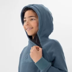 Quechua Sudadera Polar Senderismo Gris Oscuro - Niños 7-15 Años -Equipo Deportivo sudadera polar senderismo gris oscuro nios 7 15 aos 2