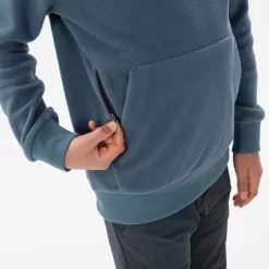 Quechua Sudadera Polar Senderismo Gris Oscuro - Niños 7-15 Años -Equipo Deportivo sudadera polar senderismo gris oscuro nios 7 15 aos 3