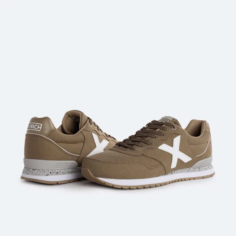 Zapatilla Casual MUNICH Dash Para Hombre Marrón 5 Zapatilla Casual MUNICH Dash Para Hombre Marrón - Imagen 5