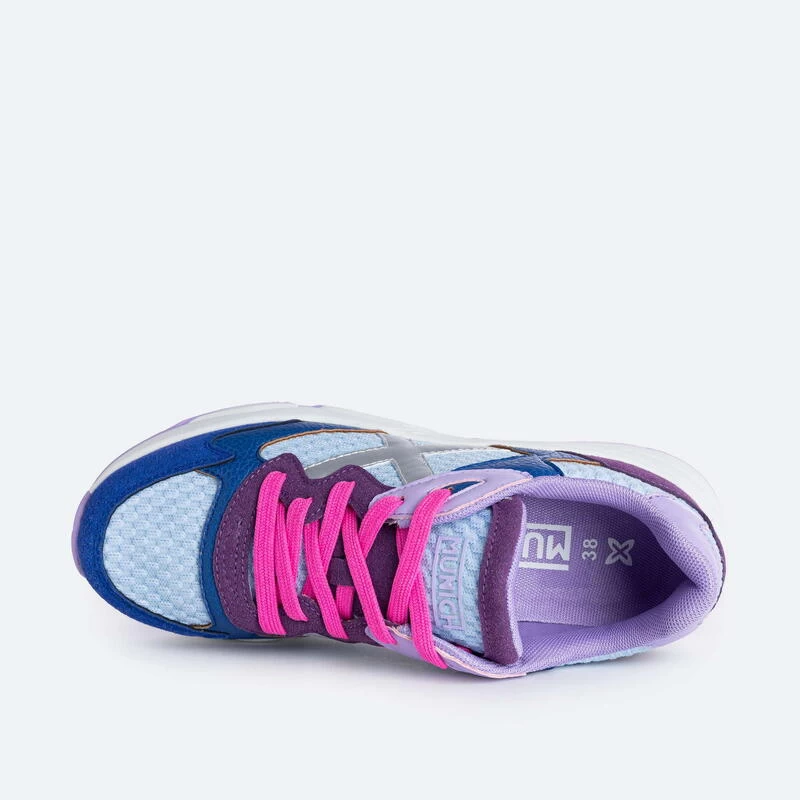 Zapatilla Casual MUNICH Mali Para Mujer Azul 3 Zapatilla Casual MUNICH Mali Para Mujer Azul - Imagen 3