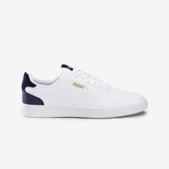 Zapatillas Caminar Ciudad Puma Shuffle Hombre Blanco Azul