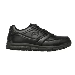 Zapatillas Caminar Hombre SKECHERS Work Relaxe Fit Nampa Sr Negro