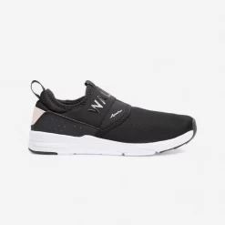 Zapatillas Caminar Mujer PW 160 Slip On Negro
