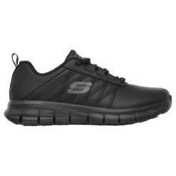 Zapatillas Caminar Mujer SKECHERS Work Relaxed Fit Sure Track Negro