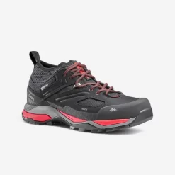 Zapatillas De Montaña Y Trekking Impermeables Hombre Quechua MH900 Negro