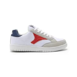 Zapatillas Deportivas Caminar Para Mujer Lois 85802 Blancas Con Cordones