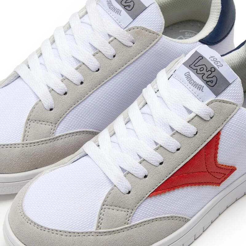 Zapatillas Deportivas Caminar Para Mujer Lois 85802 Blancas Con Cordones 5 Zapatillas Deportivas Caminar Para Mujer Lois 85802 Blancas Con Cordones - Imagen 5